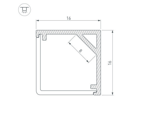 Заказать Профиль Arlight 037116| VIVID-LIGHT.RU