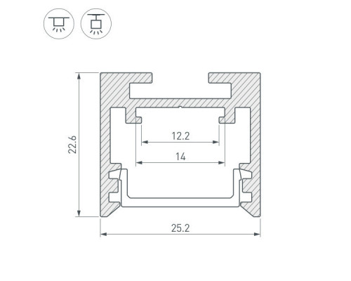 Оформить заказ Профиль Arlight 033737| VIVID-LIGHT.RU