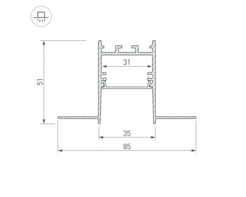 Оформить заказ Профиль Arlight 033276| VIVID-LIGHT.RU