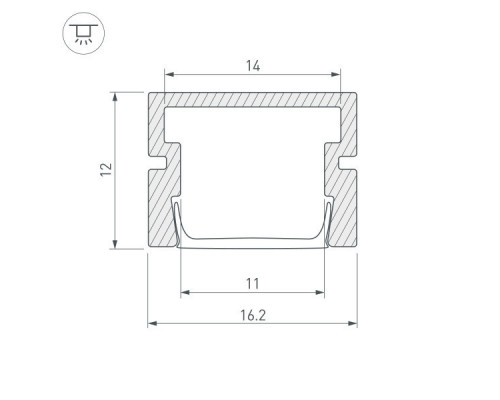Оформить заказ Профиль Arlight 038815| VIVID-LIGHT.RU