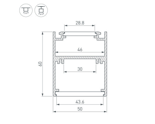 Заказать Профиль Arlight 029266| VIVID-LIGHT.RU