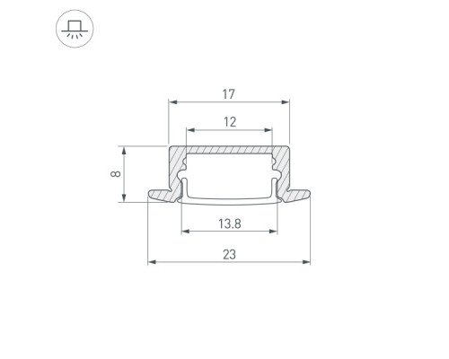 Заказать Профиль Arlight 044237| VIVID-LIGHT.RU