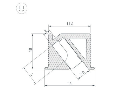 Купить Профиль Arlight 044084| VIVID-LIGHT.RU