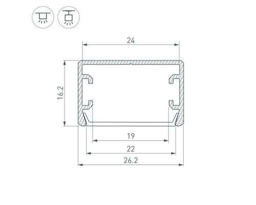 Заказать Профиль Arlight 044807| VIVID-LIGHT.RU