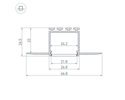 Сделать заказ Профиль Arlight 044851| VIVID-LIGHT.RU