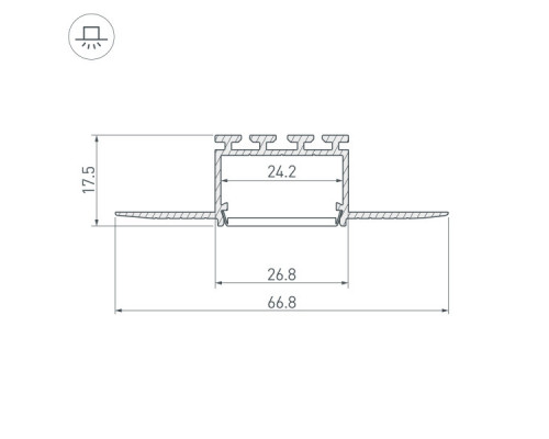 Купить Профиль Arlight 044849| VIVID-LIGHT.RU