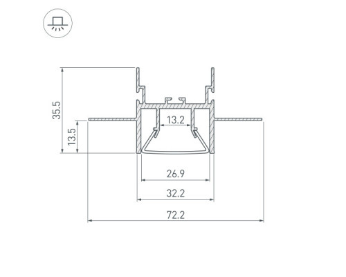 Заказать Профиль Arlight 044853| VIVID-LIGHT.RU