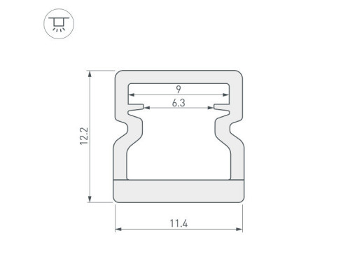 Купить Профиль Arlight 023302(1)| VIVID-LIGHT.RU