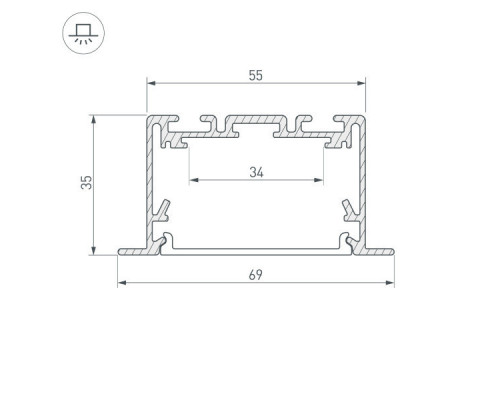 Оформить заказ Профиль Arlight 033534| VIVID-LIGHT.RU