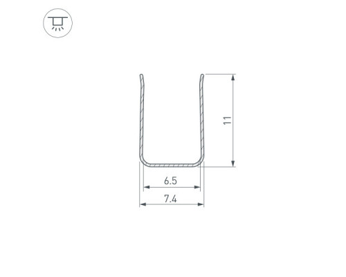 Купить Профиль Arlight 029824| VIVID-LIGHT.RU