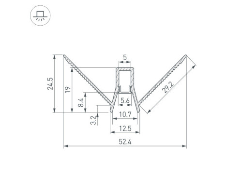 Заказать Профиль Arlight 043163| VIVID-LIGHT.RU