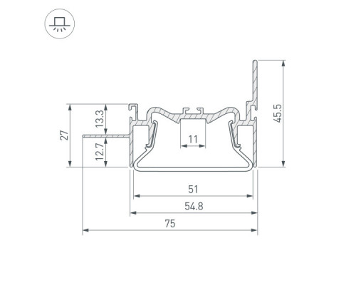 Сделать заказ Профиль Arlight 035771| VIVID-LIGHT.RU