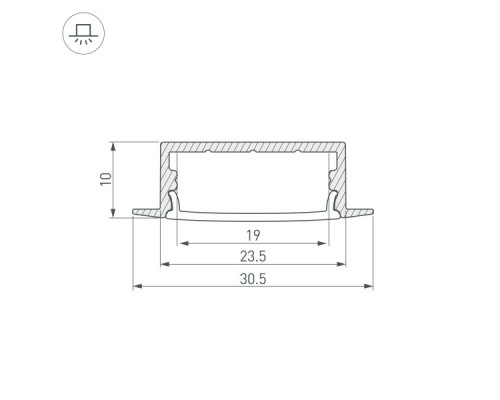 Купить Профиль Arlight 036769| VIVID-LIGHT.RU