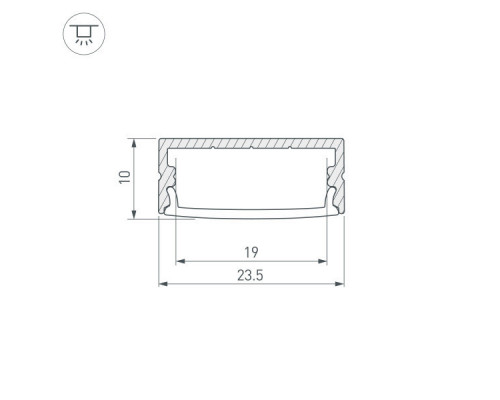 Заказать Профиль Arlight 036768| VIVID-LIGHT.RU