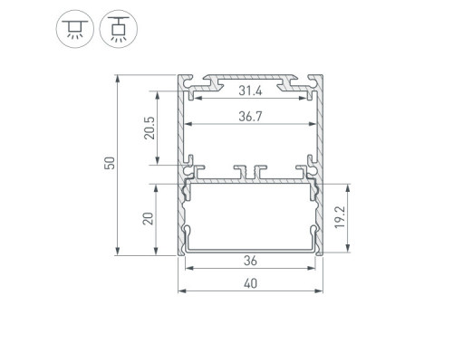 Купить Профиль Arlight 044666| VIVID-LIGHT.RU