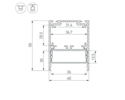 Оформить заказ Профиль Arlight 044670| VIVID-LIGHT.RU
