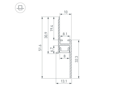 Сделать заказ Профиль Arlight 043673| VIVID-LIGHT.RU