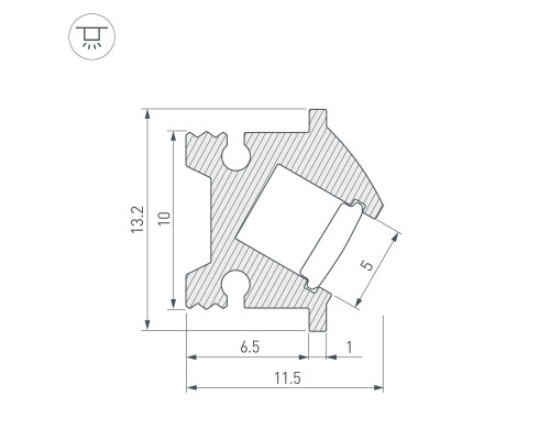 Купить Профиль Arlight 043749| VIVID-LIGHT.RU