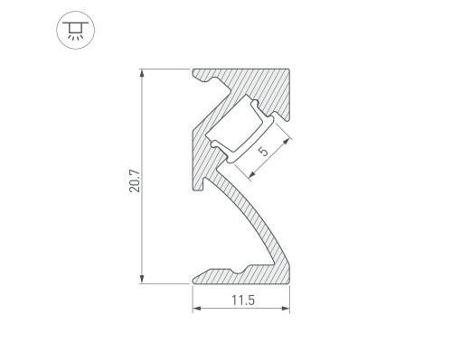 Оформить заказ Профиль Arlight 043688| VIVID-LIGHT.RU