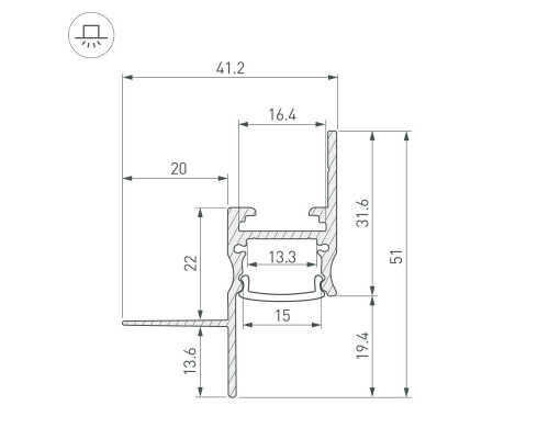 Заказать Профиль Arlight 040778| VIVID-LIGHT.RU