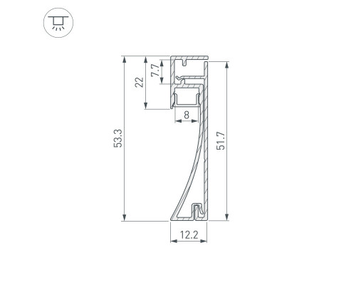 Купить Профиль Arlight 046388| VIVID-LIGHT.RU
