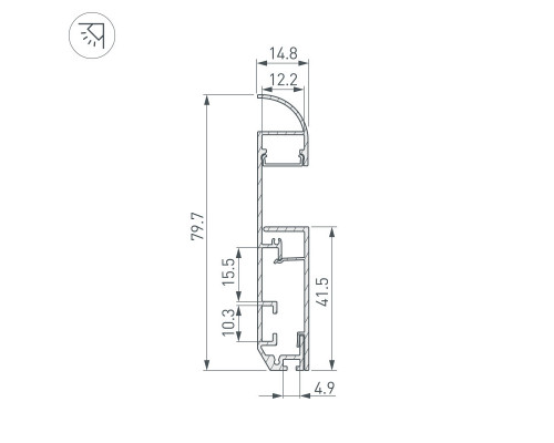 Заказать Профиль Arlight 045452| VIVID-LIGHT.RU
