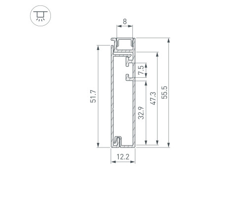 Оформить заказ Профиль Arlight 045442| VIVID-LIGHT.RU