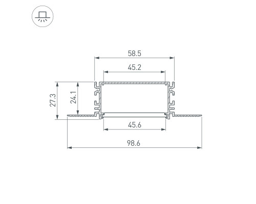 Купить Профиль Arlight 046423| VIVID-LIGHT.RU