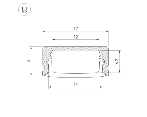Купить Профиль Arlight 047947| VIVID-LIGHT.RU