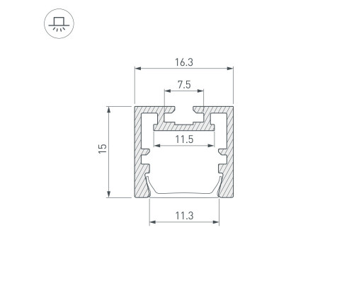 Заказать Профиль Arlight 035020| VIVID-LIGHT.RU