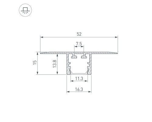 Оформить заказ Профиль Arlight 035014| VIVID-LIGHT.RU