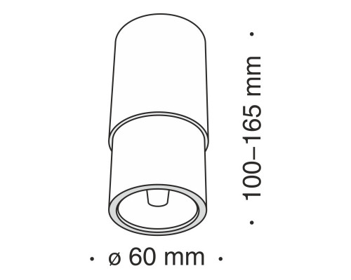 Заказать Накладной светильник Maytoni Technical C033WL-01WB| VIVID-LIGHT.RU