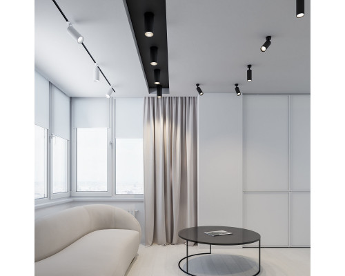 Купить Накладной светильник Elektrostandard Diffe черный 10W 4200K (85252/01)| VIVID-LIGHT.RU