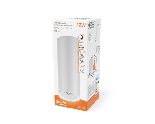 Заказать Накладной светильник Gauss HD031| VIVID-LIGHT.RU