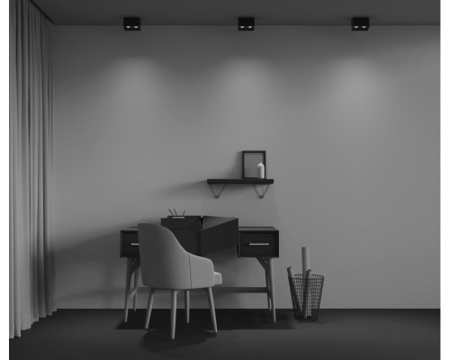 Сделать заказ Накладной светильник Maytoni Technical C065CL-02-L12W3K-B| VIVID-LIGHT.RU