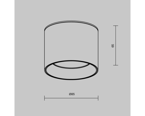 Заказать Накладной светильник Maytoni Technical C096CL-GX53-W| VIVID-LIGHT.RU