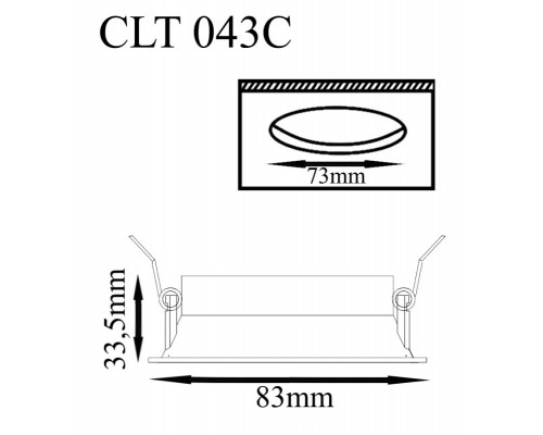 Купить Влагозащищенный светильник Crystal Lux CLT 043C WH| VIVID-LIGHT.RU