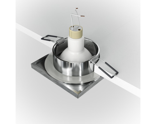 Оформить заказ Влагозащищенный светильник Maytoni Technical DL083-01-GU10-SQ-S| VIVID-LIGHT.RU