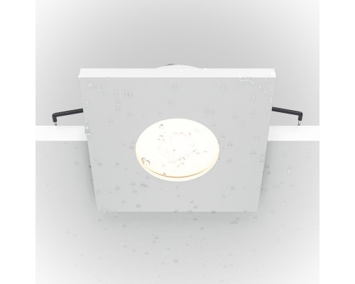 Оформить заказ Влагозащищенный светильник Maytoni Technical DL083-01-GU10-SQ-W| VIVID-LIGHT.RU