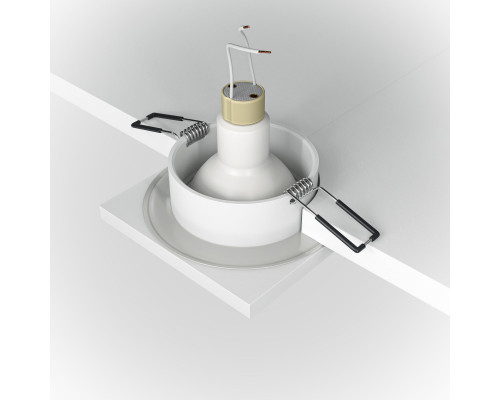 Оформить заказ Влагозащищенный светильник Maytoni Technical DL083-01-GU10-SQ-W| VIVID-LIGHT.RU