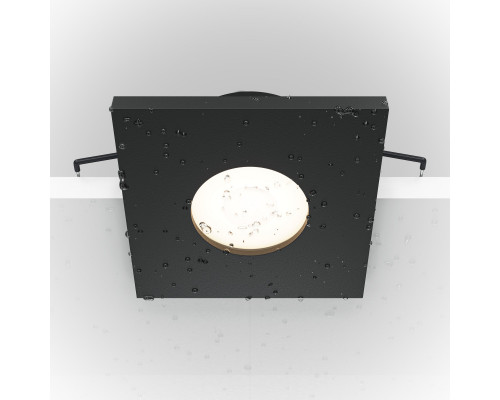 Оформить заказ Влагозащищенный светильник Maytoni Technical DL083-01-GU10-SQ-B| VIVID-LIGHT.RU