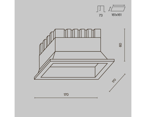 Оформить заказ Влагозащищенный светильник Maytoni Technical DL056-24W3-4-6K-B| VIVID-LIGHT.RU