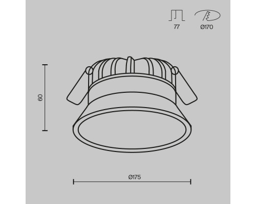 Сделать заказ Влагозащищенный светильник Maytoni Technical DL055-24W3-4-6K-B| VIVID-LIGHT.RU