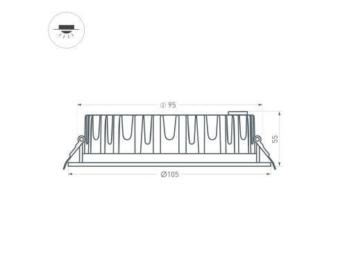 Оформить заказ Влагозащищенный светильник Arlight 039061| VIVID-LIGHT.RU