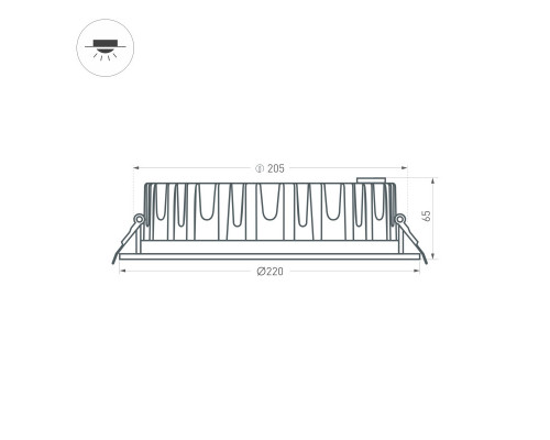 Сделать заказ Влагозащищенный светильник Arlight 039064| VIVID-LIGHT.RU
