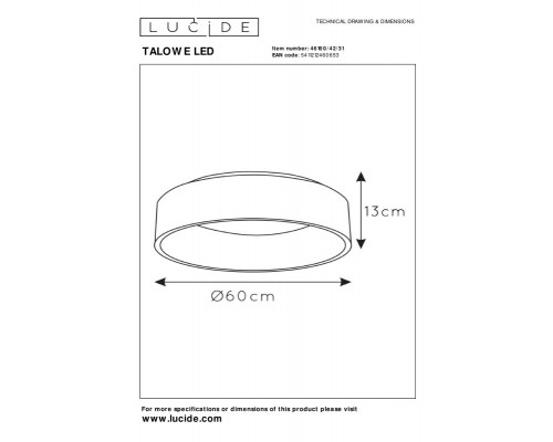Сделать заказ Влагозащищенный светильник LUCIDE 46100/42/31| VIVID-LIGHT.RU