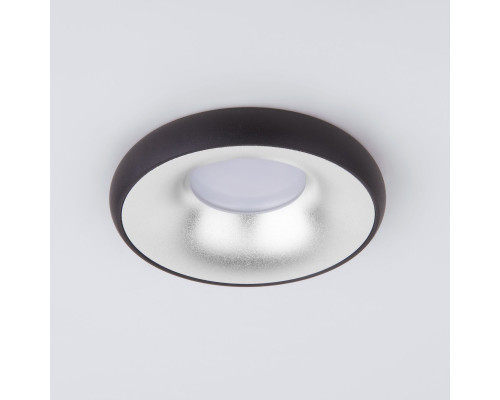 Сделать заказ Встраиваемый светильник Elektrostandard 118 MR16 серебро/черный| VIVID-LIGHT.RU