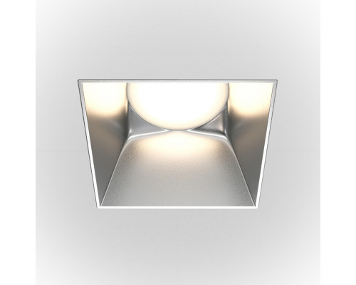 Купить Встраиваемый светильник Maytoni Technical DL051-01-GU10-SQ-WS| VIVID-LIGHT.RU