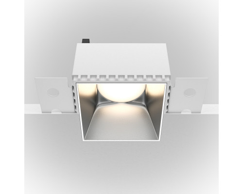 Купить Встраиваемый светильник Maytoni Technical DL051-01-GU10-SQ-WS| VIVID-LIGHT.RU