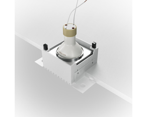 Купить Встраиваемый светильник Maytoni Technical DL051-01-GU10-SQ-WS| VIVID-LIGHT.RU